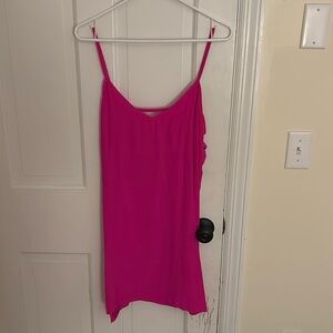 Amanda Uprichard mini pink slip dress